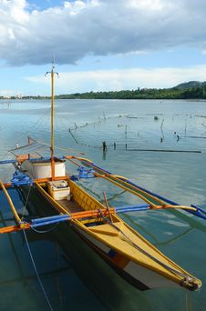 Asian Small Fishermen S Boat. Royalty Free Stock Image Asian Small Fishermen S Boat. Royalty Free Stock Image