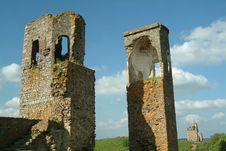 Ruins Of Old Castle Stock Image