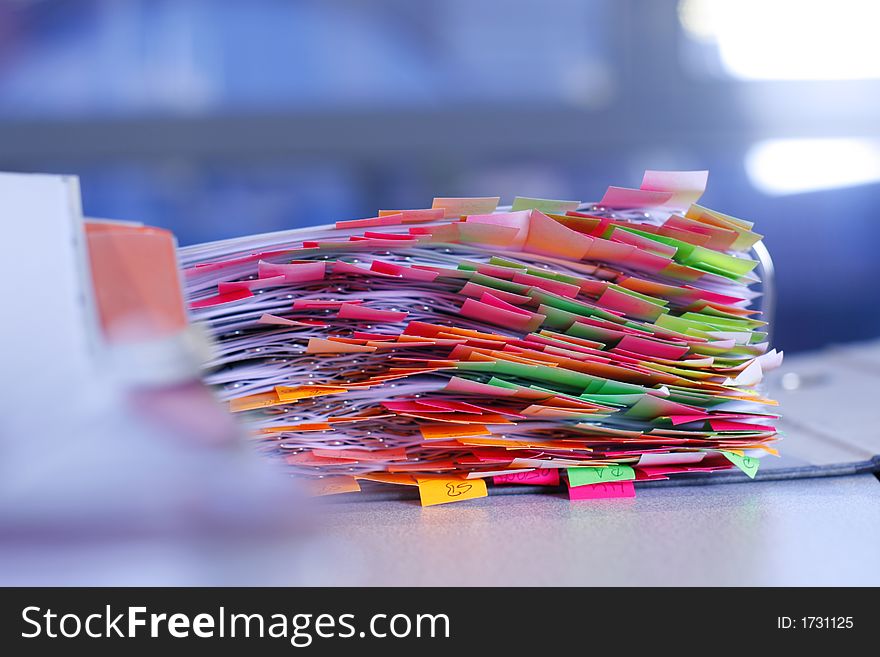 File, post-its, office, memo, notepads, paper