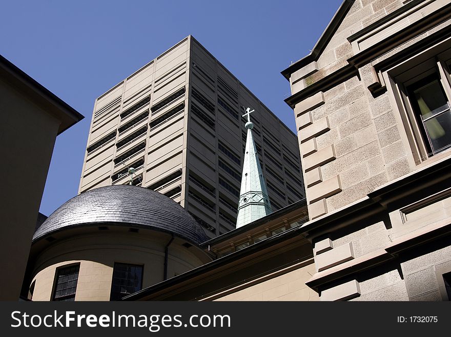 Tall Urban City Building, Cityscape In Sydney, Australia. Tall Urban City Building, Cityscape In Sydney, Australia