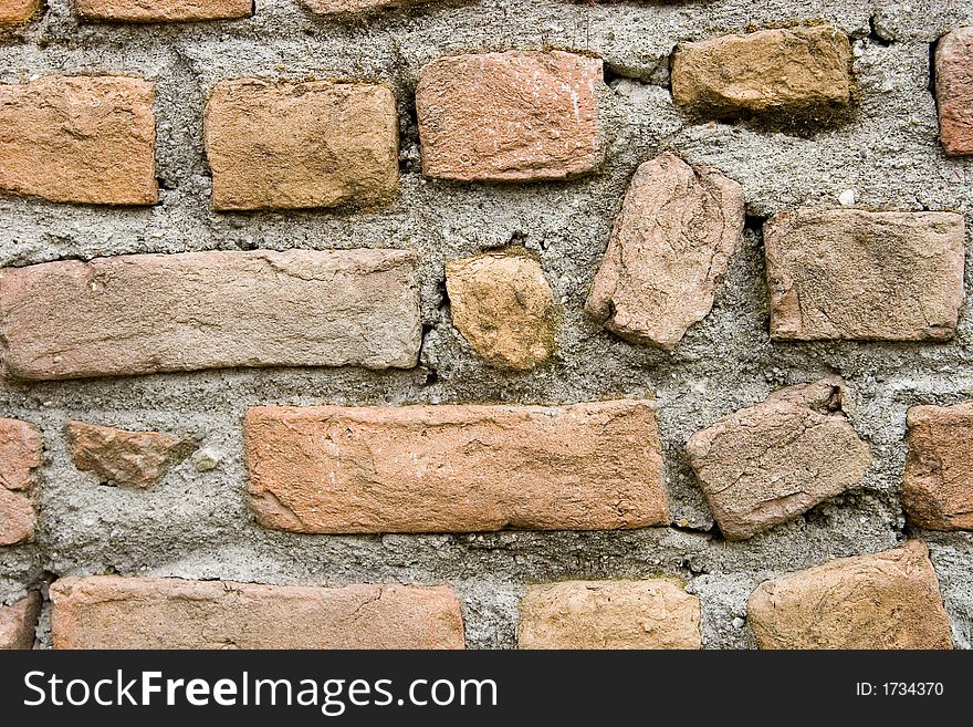 Old bricklaying abstract background texture. Old bricklaying abstract background texture
