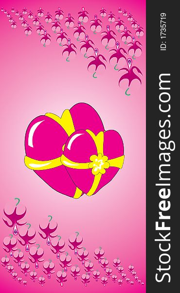 Vector, valentine, decoration, ornament, petal, love, illustratio, CDR, AI, EPS