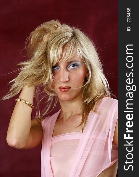 Photo-session in studio of the Russian girl. Photo-session in studio of the Russian girl