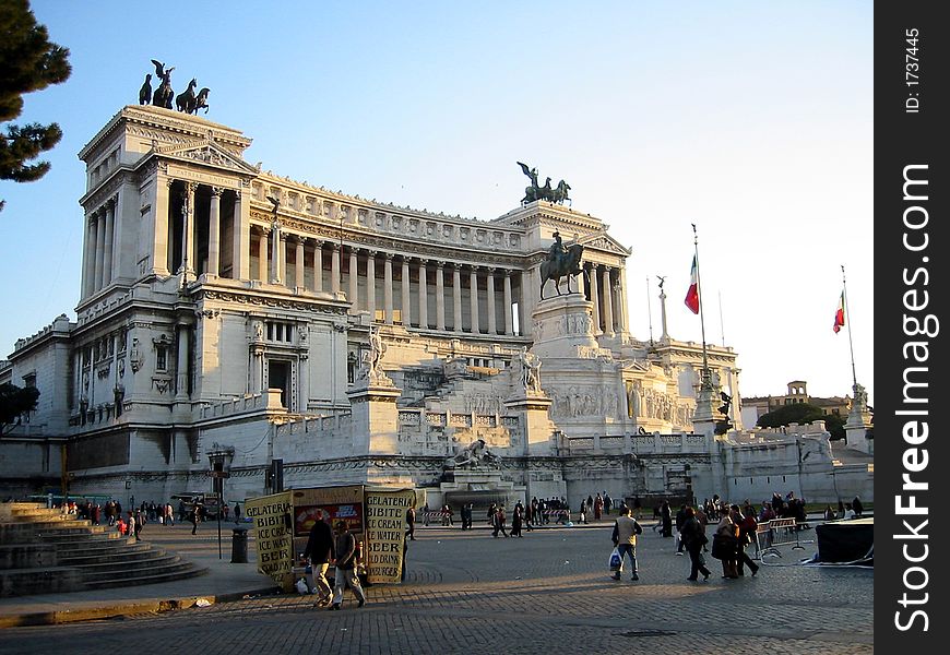 Il Vittoriano, Piazza Venezia, Rome, Italy