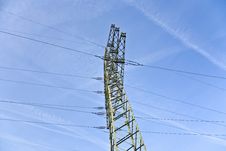 Electrical Tower With Sky Royalty Free Stock Images