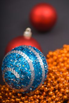 Colored Decoration For Christmas Royalty Free Stock Photos