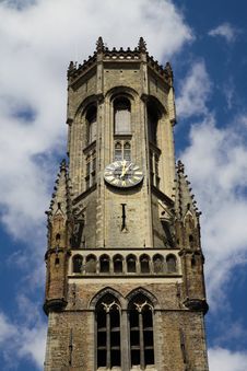 Brugge Belfort Tower Top View Stock Photos Brugge Belfort Tower Top View Stock Photos