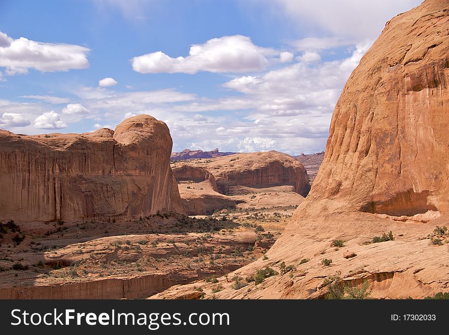 Entrada sandstone, Corona Arch Trail, Moab, just outside Arches National Park