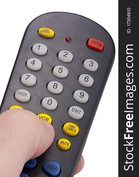 Control button electronic universal remote for the TV.