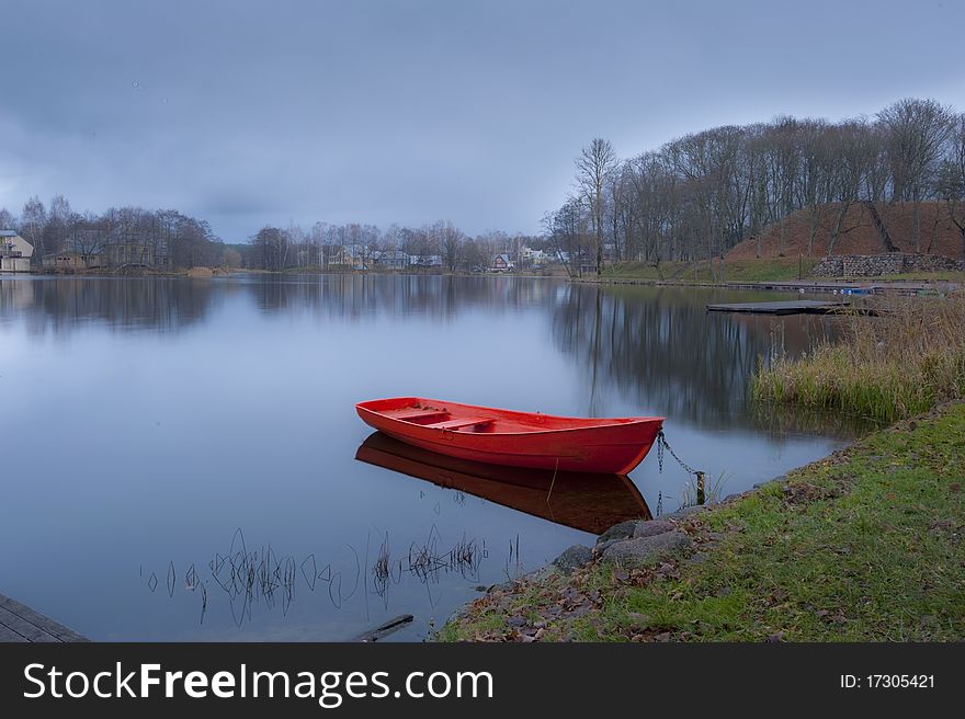 Lake With The Boat