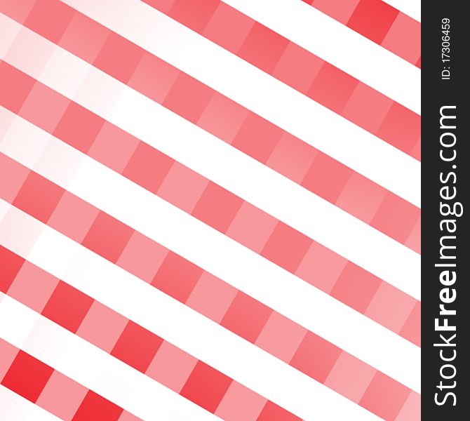 Red background with squares and lines