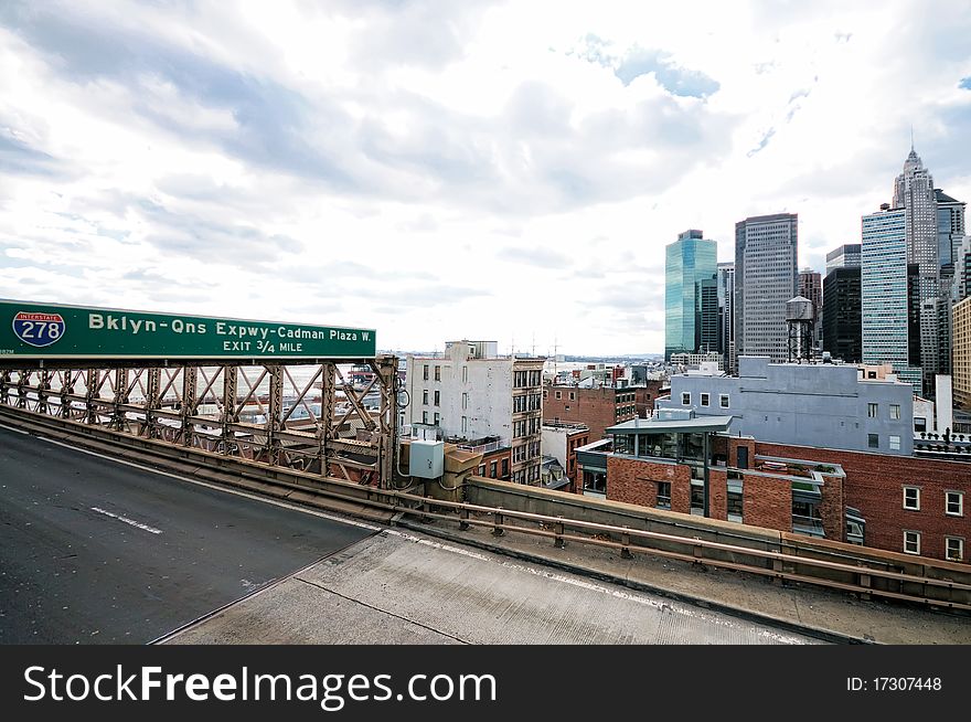 New York City Brooklyn Bridge