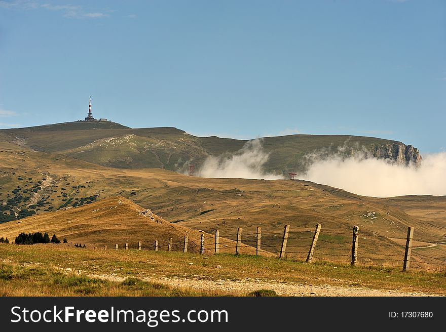 Mountains landscape in Bucegi mountains, Romania