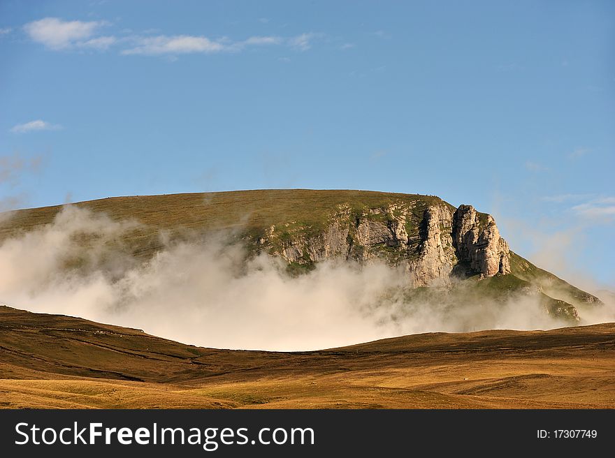 Mountains landscape in Bucegi mountains, Romania