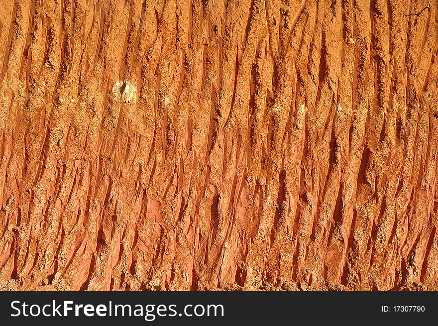 Background texture of soil section