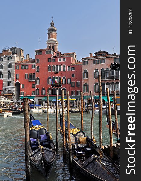 Venetian Grand Channel during the sunny day.