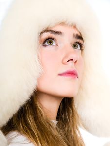 Beautiful Dreamy Girl Royalty Free Stock Photos Beautiful Dreamy Girl Royalty Free Stock Photos