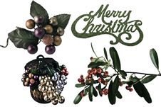 Merry Christmas Greenery Royalty Free Stock Photos Merry Christmas Greenery Royalty Free Stock Photos
