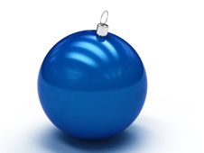Blue Christmas Ball 1 Royalty Free Stock Image Blue Christmas Ball 1 Royalty Free Stock Image