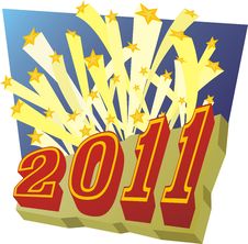 2011 - New Year Stock Photo