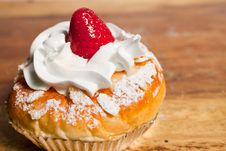 Strawberry Cupcake Stock Photo Strawberry Cupcake Stock Photo
