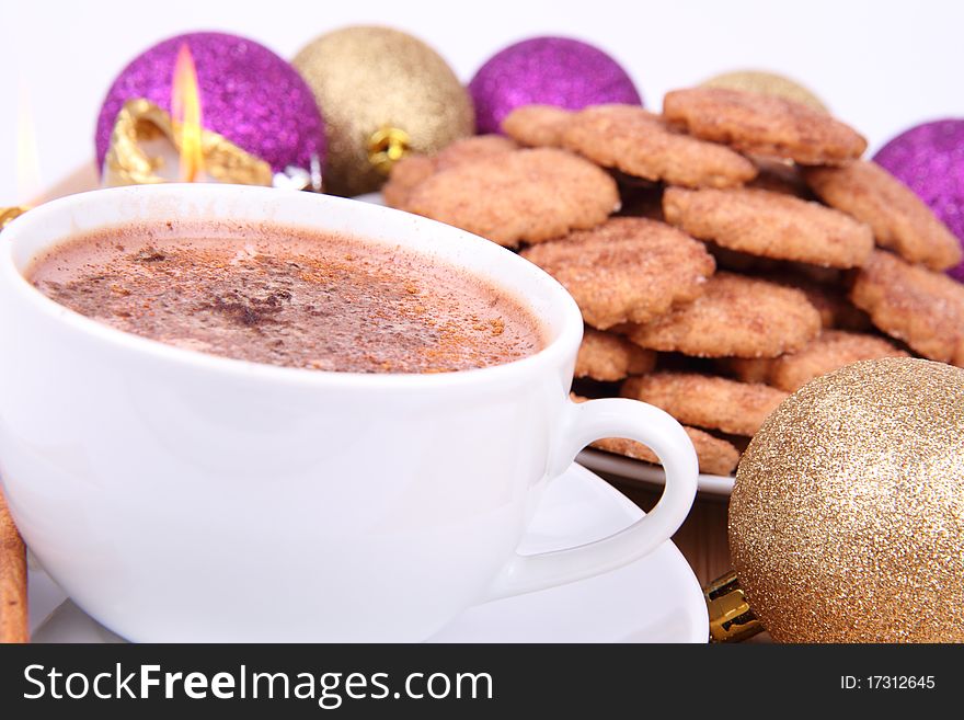 Hot Chocolate And Cinnamon Cookies