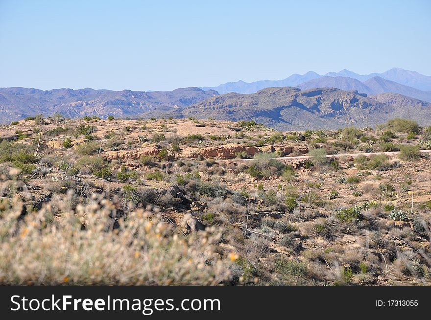 Scenic Apache Trail in Arizona