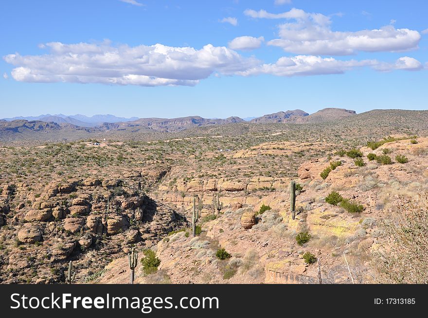 Scenic Apache Trail in Arizona