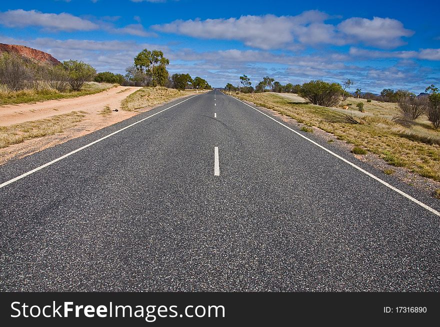 Australian stewart highway, outback australia. Australian stewart highway, outback australia