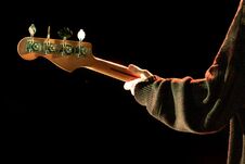 Guitarist On Stage At Cultural Festival Royalty Free Stock Photography