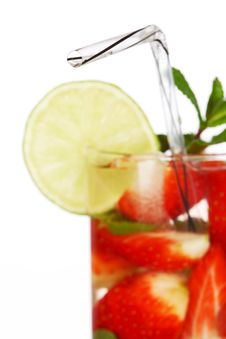 Strawberry Mojito Royalty Free Stock Photo Strawberry Mojito Royalty Free Stock Photo