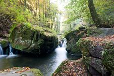 Autumn Forest Waterfall Stock Photography Autumn Forest Waterfall Stock Photography