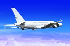 Landing Big Plane Royalty Free Stock Photography