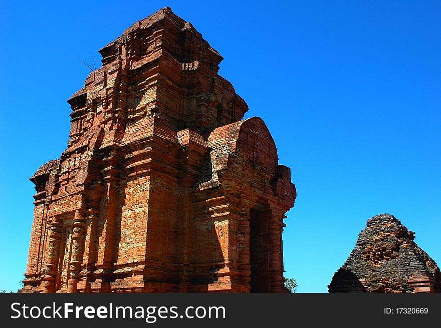 Scenery of famous temple relics in Vietnam