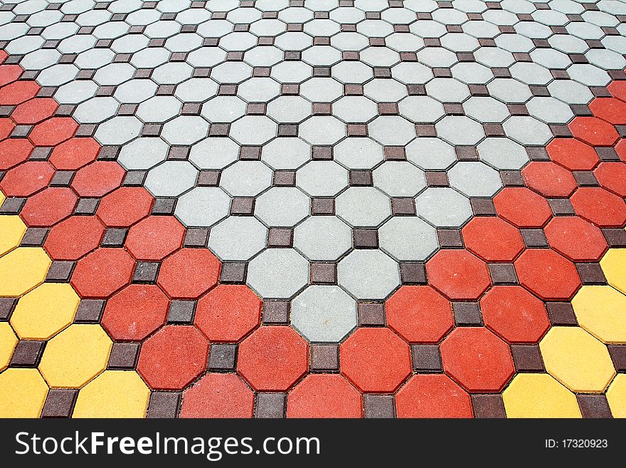 Colorful Pavement Pattern