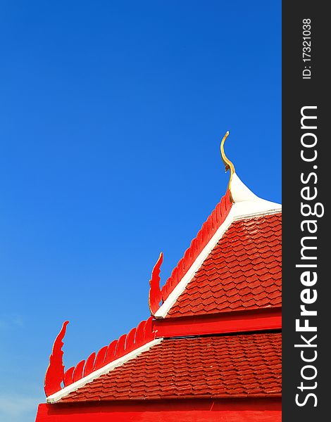 Roof of thai temple