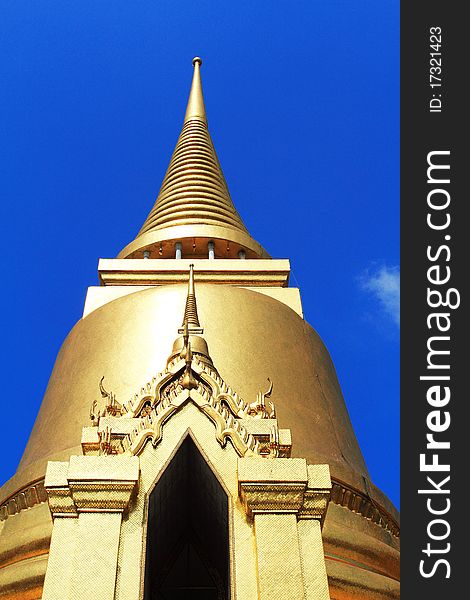 Thai temple in grand palace Bangkok