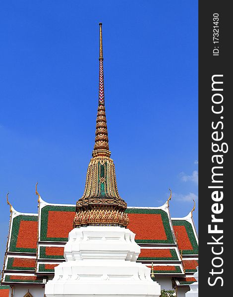 Thai temple in grand palace Bangkok,Thailand