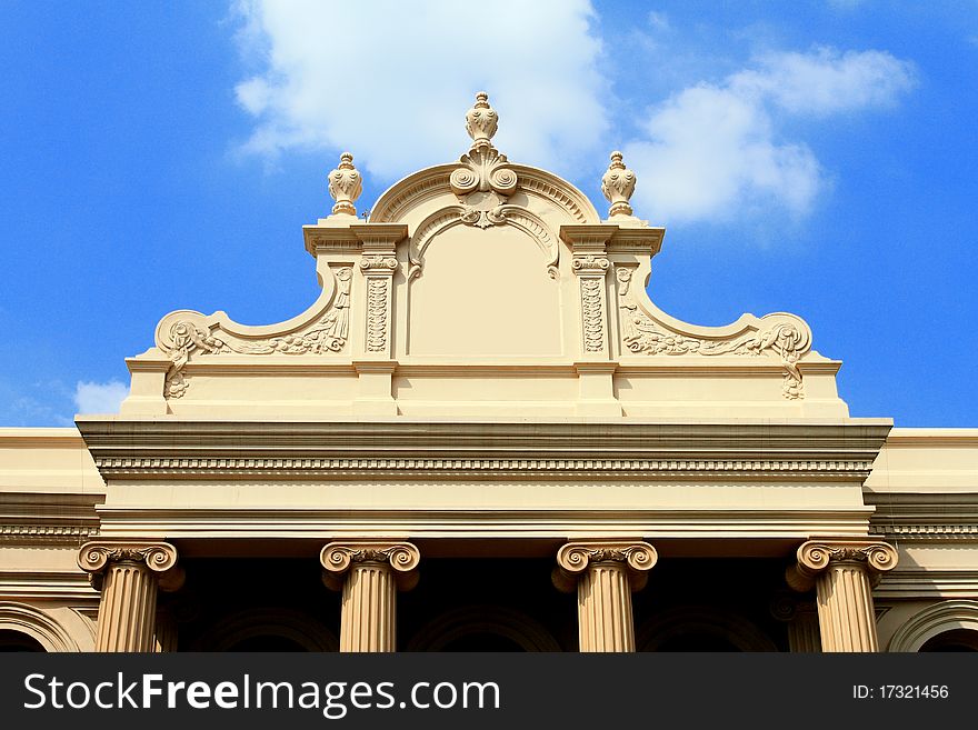 Classic Building And Blue Sky