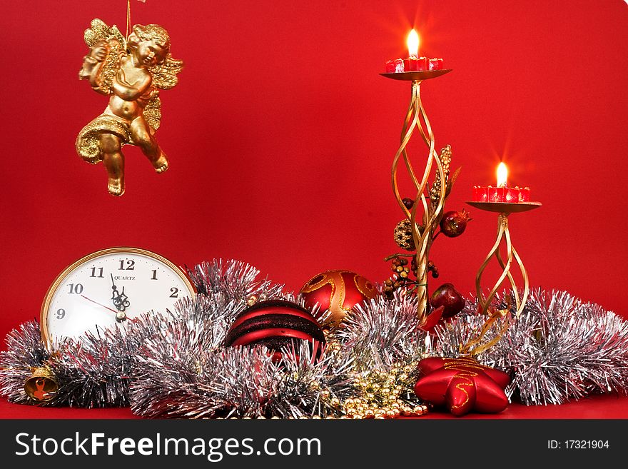 Christmas and New Year decorations create a pleasant mood. Christmas and New Year decorations create a pleasant mood