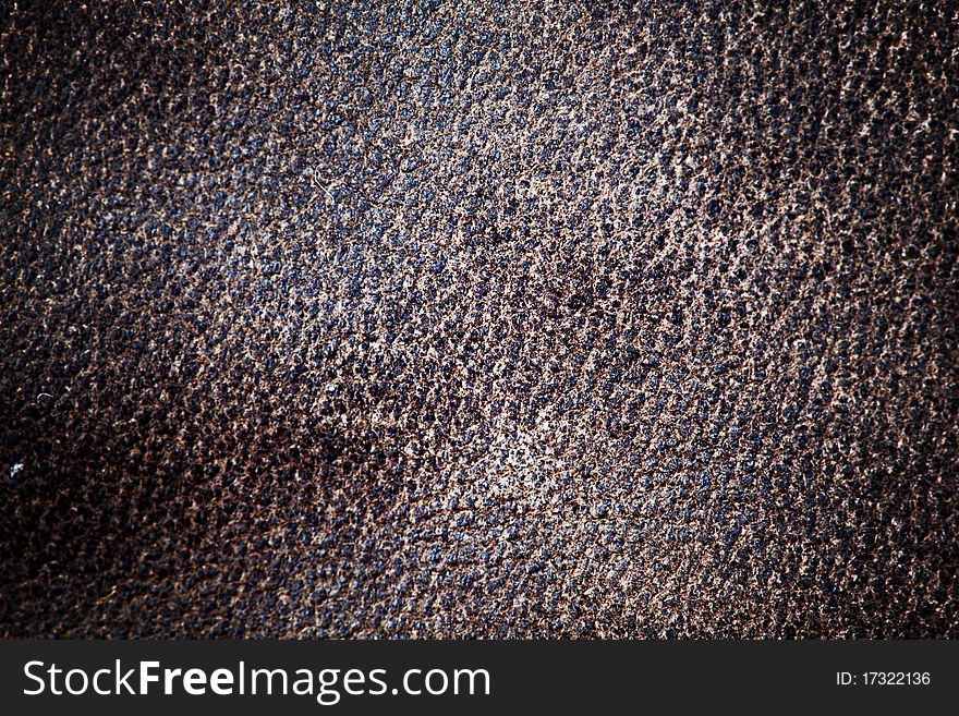 Leather background macro close up