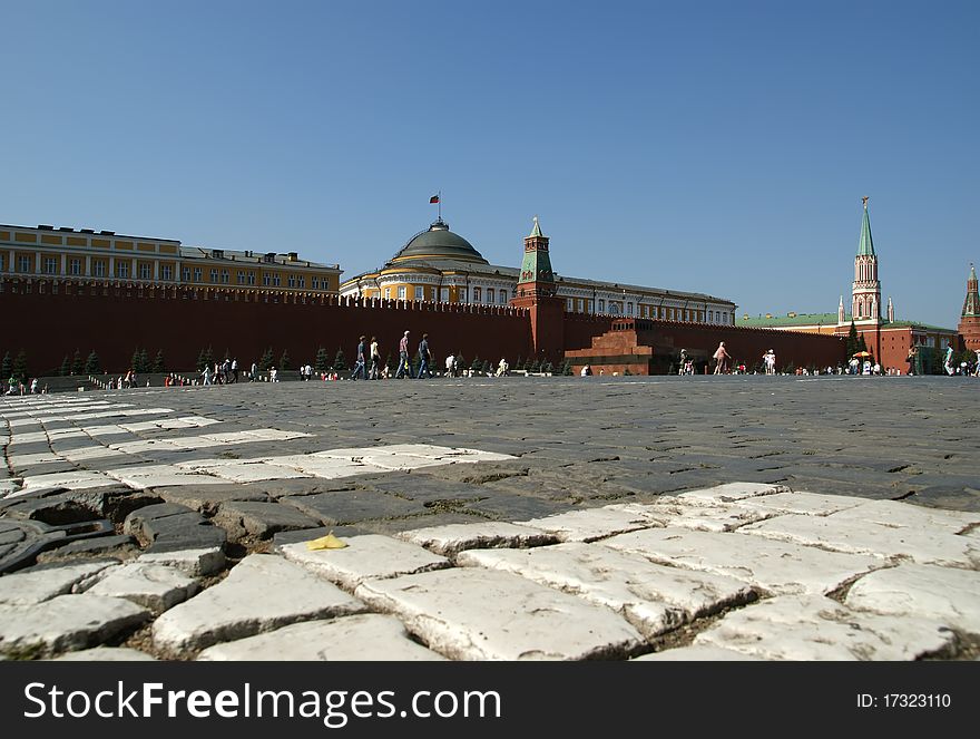Red Square On A Summer Day, Moscow, Russia