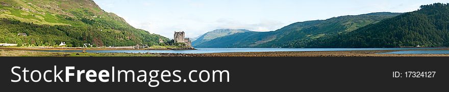 Eilean Donan castle, popular sight in Scotland. Eilean Donan castle, popular sight in Scotland