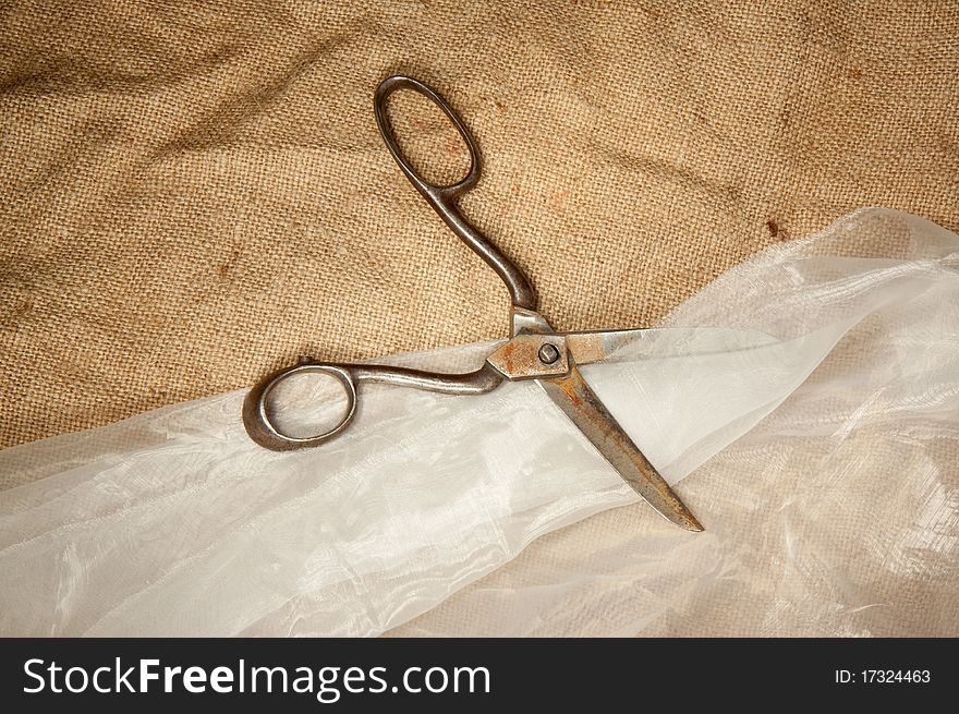 Old Cuting Scissors