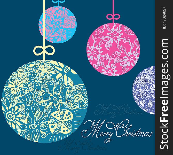 Beautiful Christmas ball . illustration. background. Beautiful Christmas ball . illustration. background