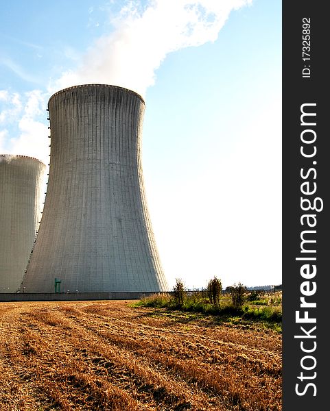 Nuclear power station in progress