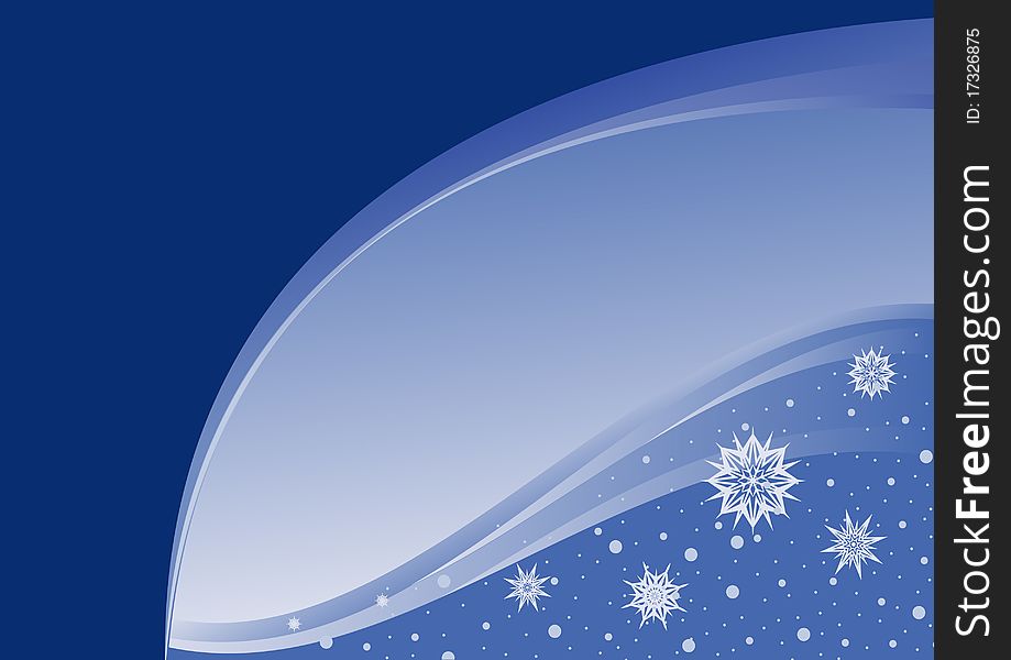 Winter background with falling snowflakes. Winter background with falling snowflakes