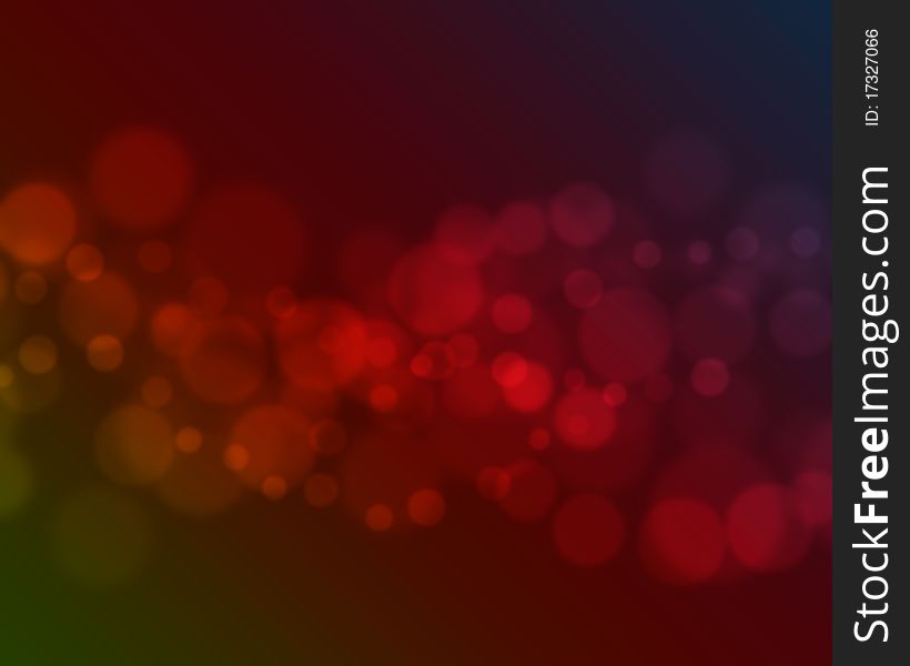 Red Bokeh Background