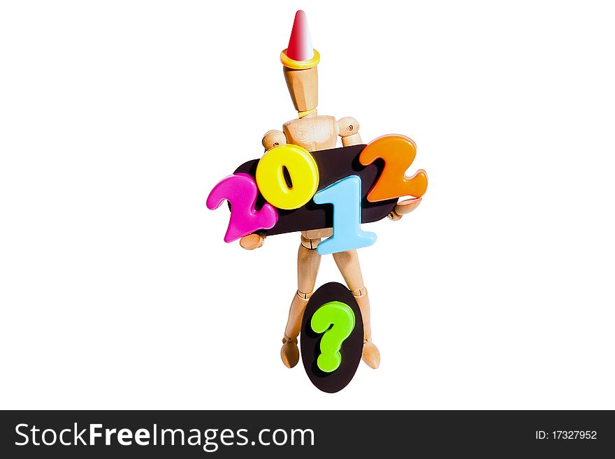 2012 number of wooden man's hands and the question mark of. 2012 number of wooden man's hands and the question mark of