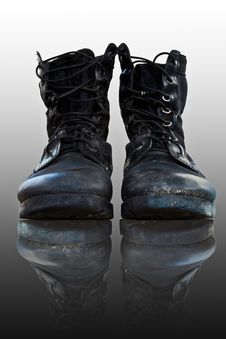 Free Shoes,combat Shoes Stock Photos - 17330303